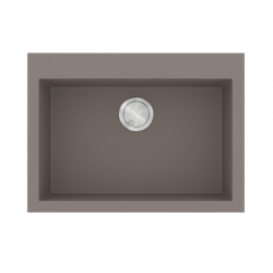 Νεροχύτης Γρανιτένιος Sanitec Ultra Granite 815 70 1B (70X50) Sienna (Καφέ) Βαρέως Τύπου με 1 Μεγάλη Γούρνα